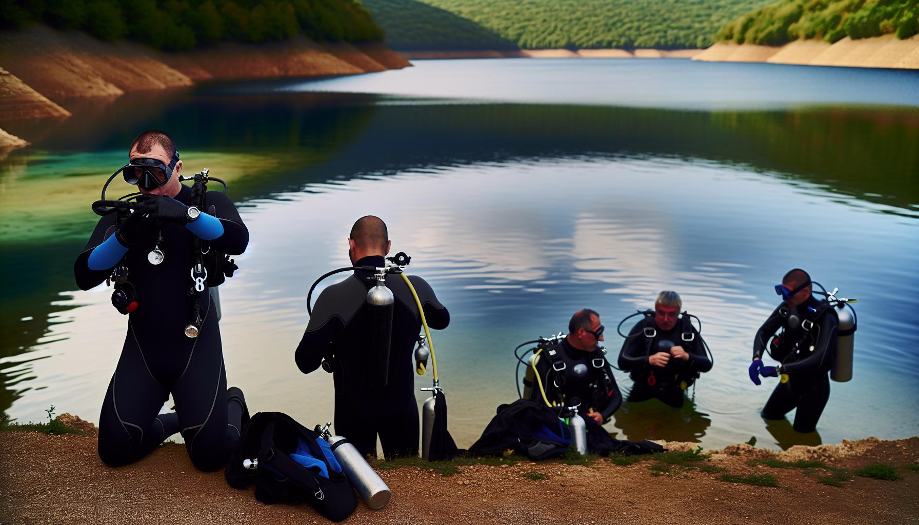 Ideální podmínky pro potápění na Vranovské přehradě
