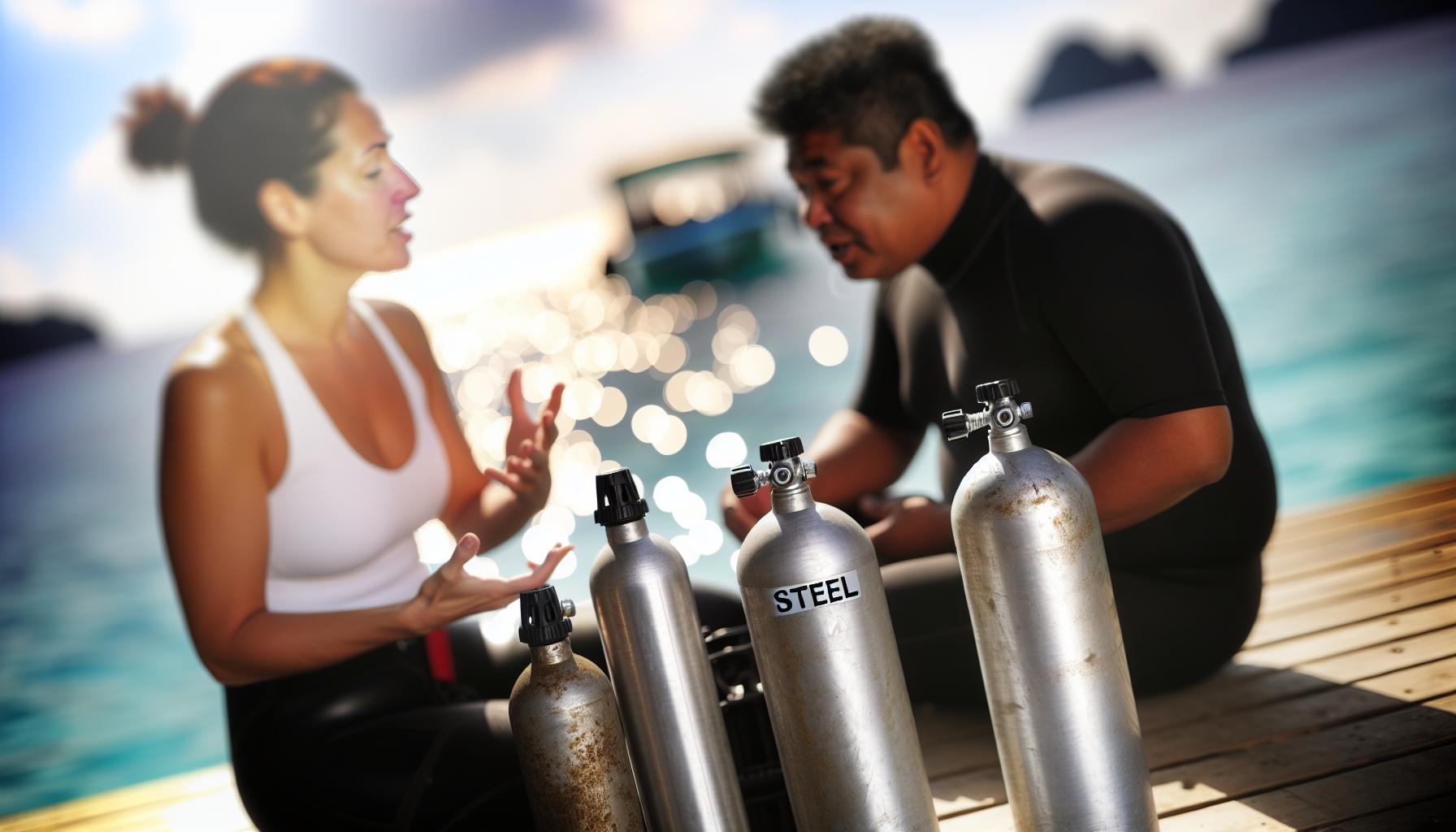 Jak vybrat láhev na potápění: Ocel vs hliník 2 Výhody a nevýhody ocelových potápěčských láhví