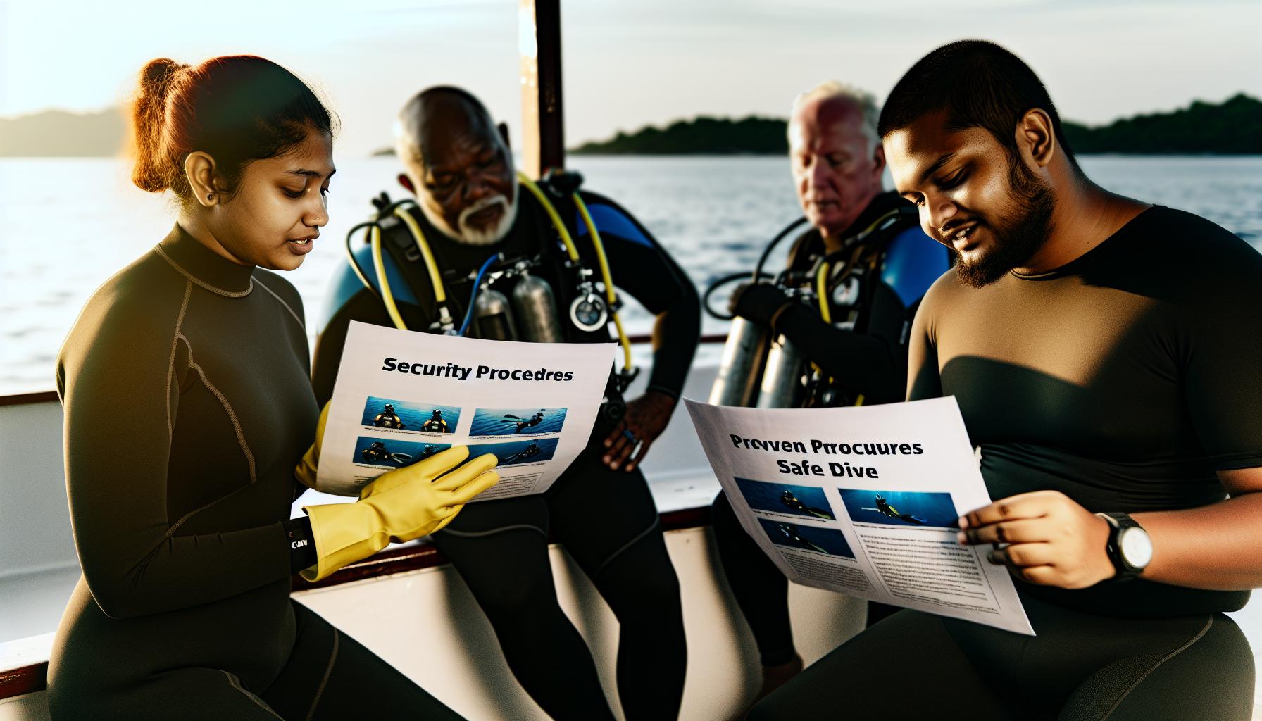 Bezpečnostní tipy a osvědčené postupy při potápění