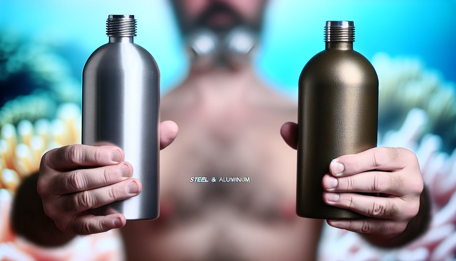 Jak vybrat láhev na potápění: Ocel vs hliník 1 Jaký je rozdíl mezi ocelí a hliníkem pro potápěčské láhve?